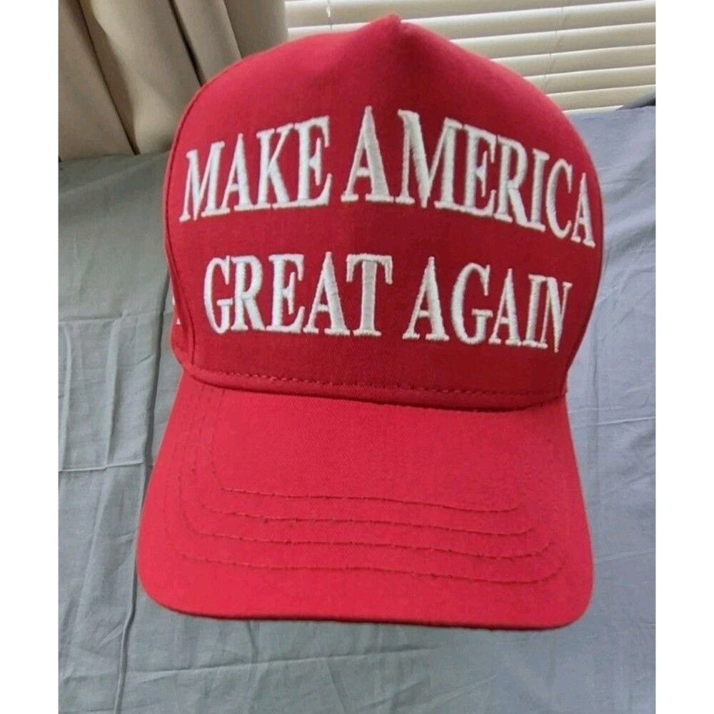 Authentic Cali Fame Make America Great Again Snapback Hat 45/47 Made In USA